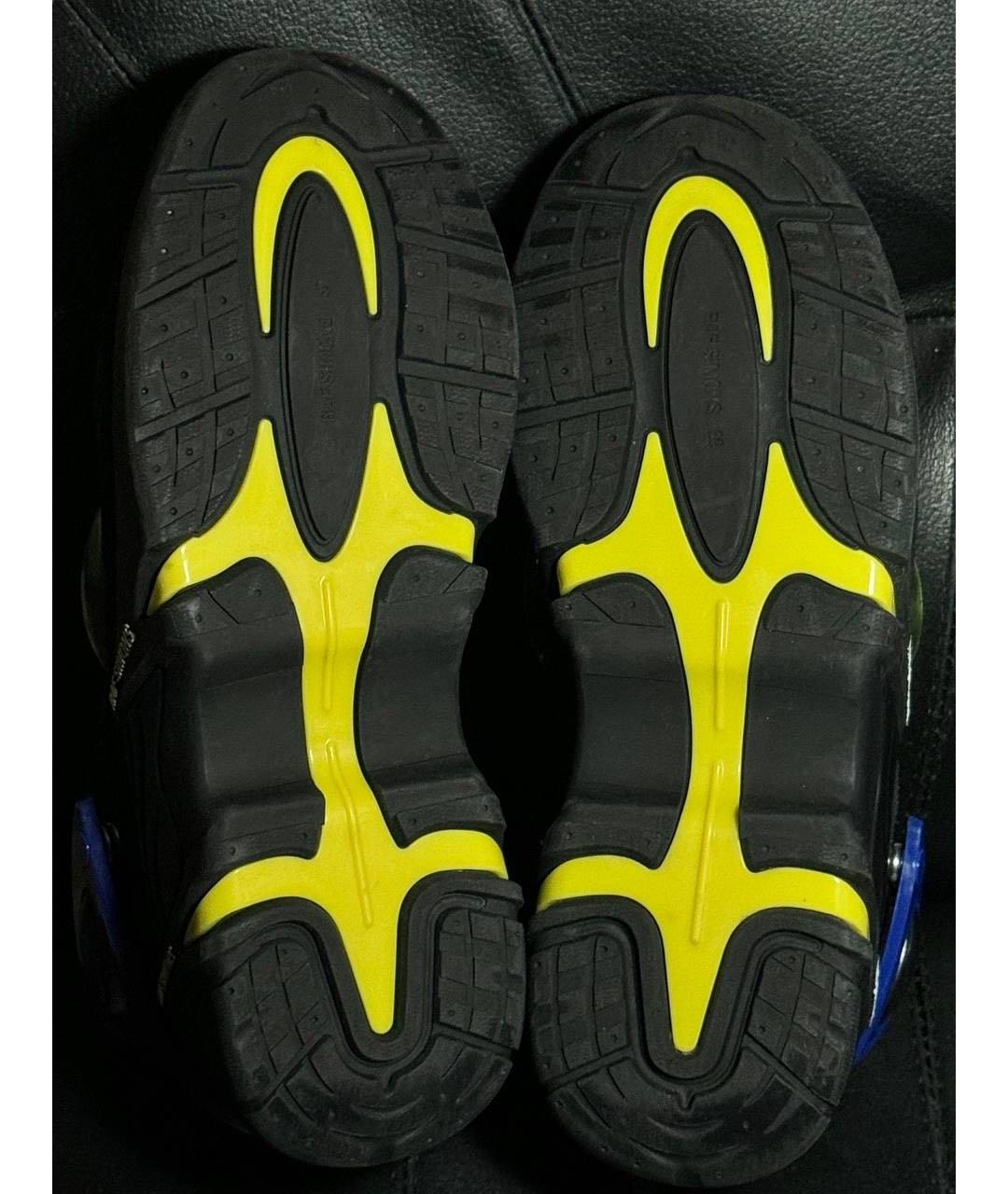 RAF SIMONS Черные текстильные кроссовки, фото 8