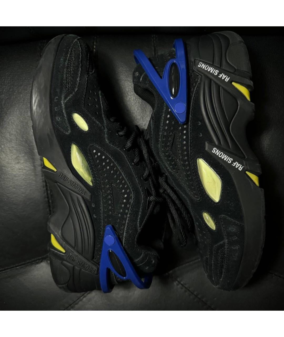 RAF SIMONS Черные текстильные кроссовки, фото 5