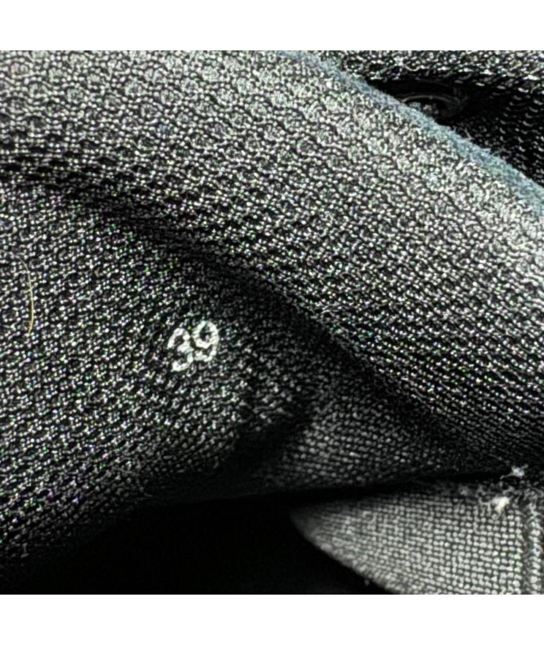 RAF SIMONS Черные текстильные кроссовки, фото 6