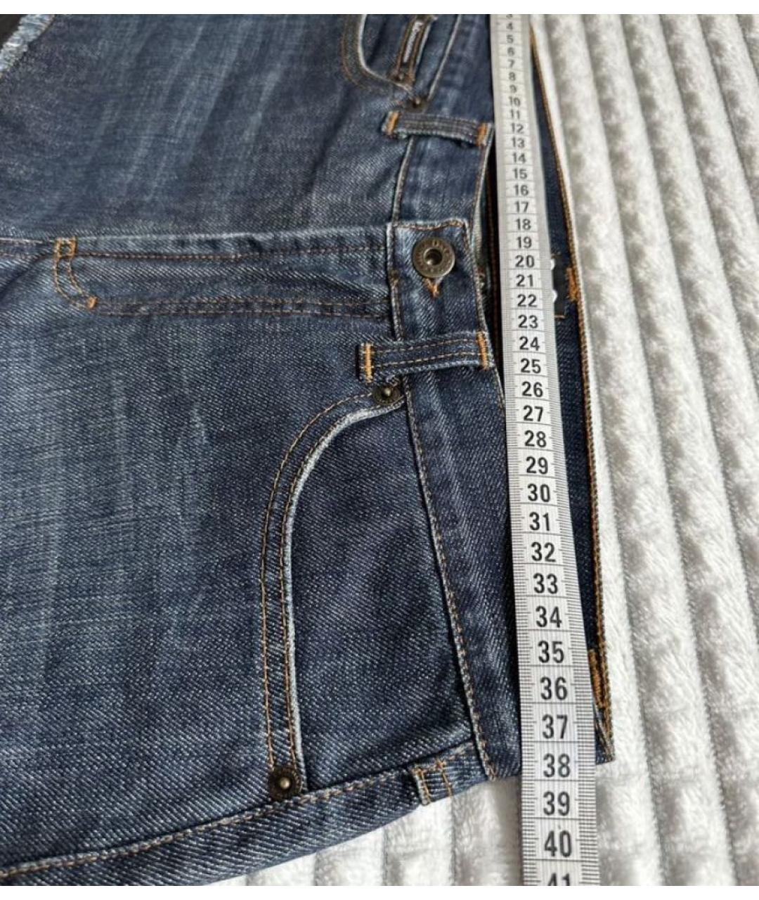 DOLCE&GABBANA Черные хлопко-эластановые прямые джинсы, фото 5