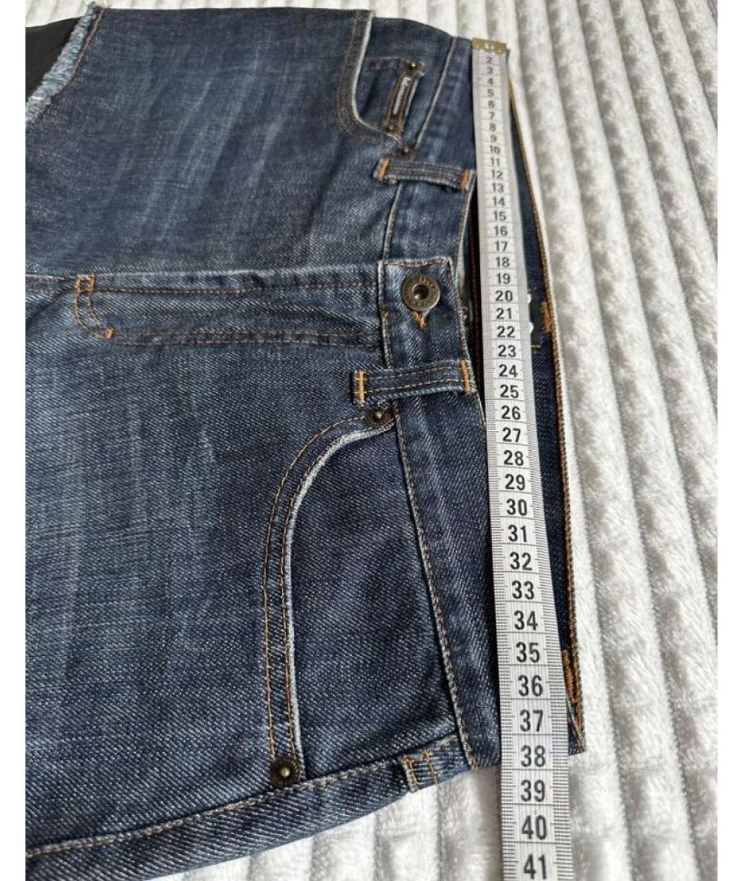 DOLCE&GABBANA Черные хлопко-эластановые прямые брюки, фото 5