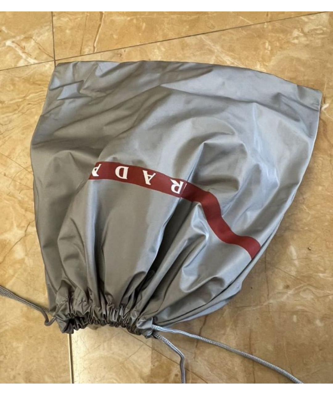 PRADA Черные кеды из лакированной кожи, фото 6