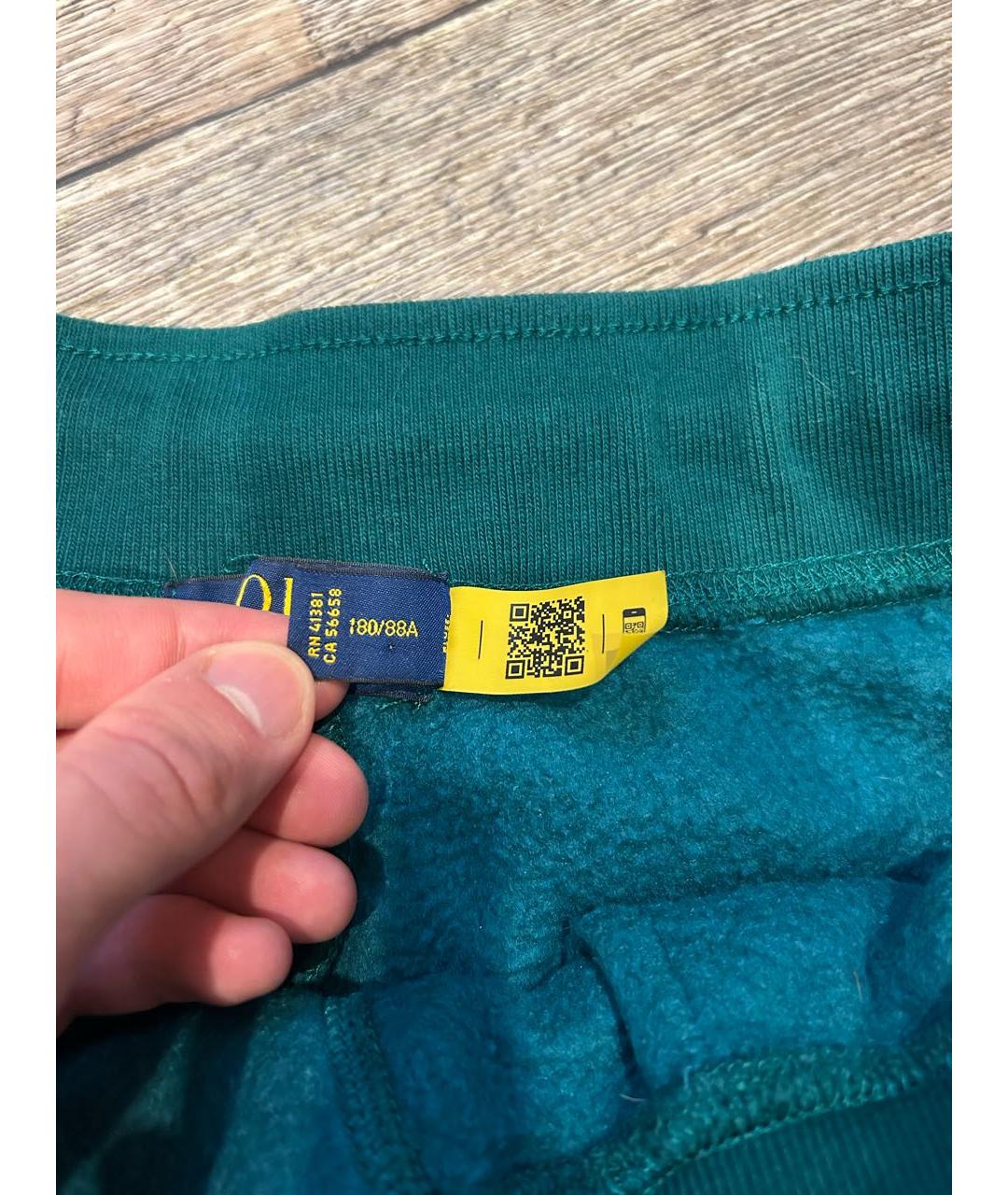 POLO RALPH LAUREN Зеленый хлопковый спортивный костюм, фото 5