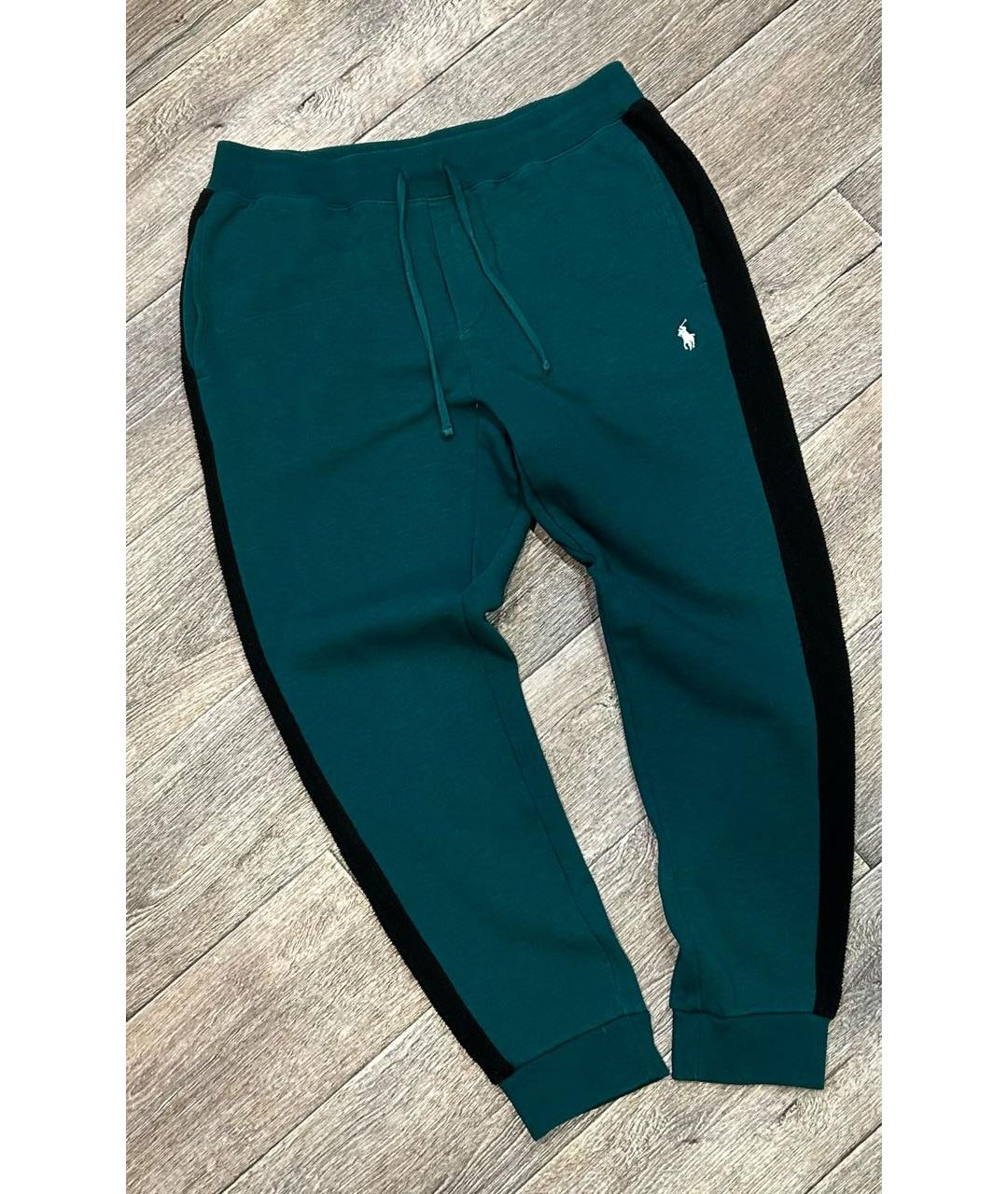 POLO RALPH LAUREN Зеленый хлопковый спортивный костюм, фото 9