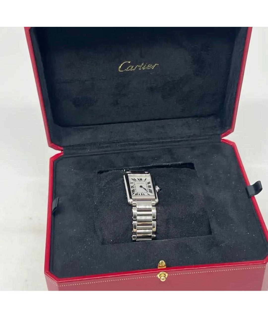 CARTIER Серебряные часы, фото 3