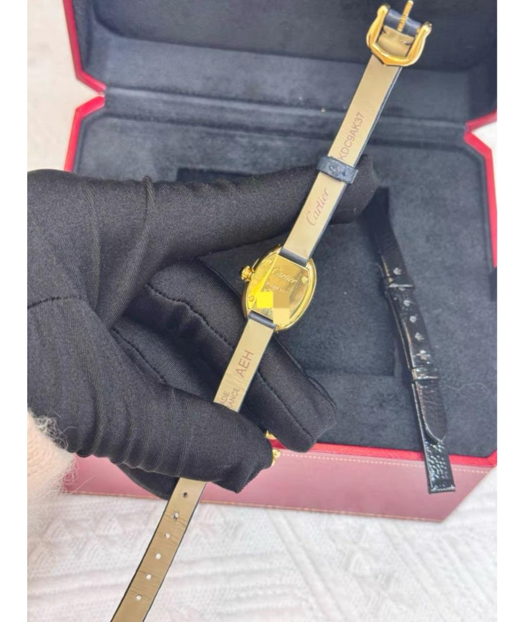 CARTIER Золотые часы из желтого золота, фото 4