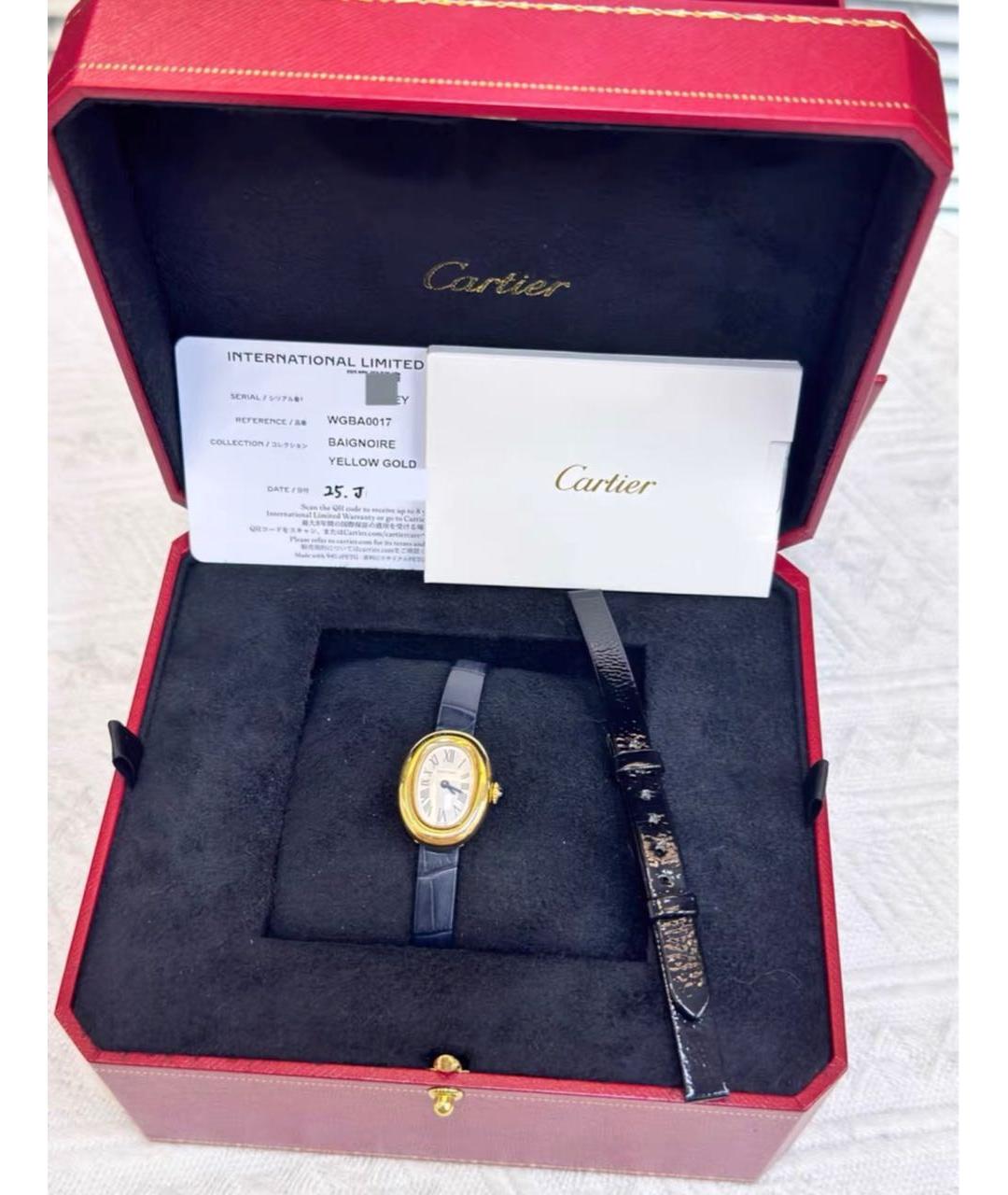 CARTIER Золотые часы из желтого золота, фото 3