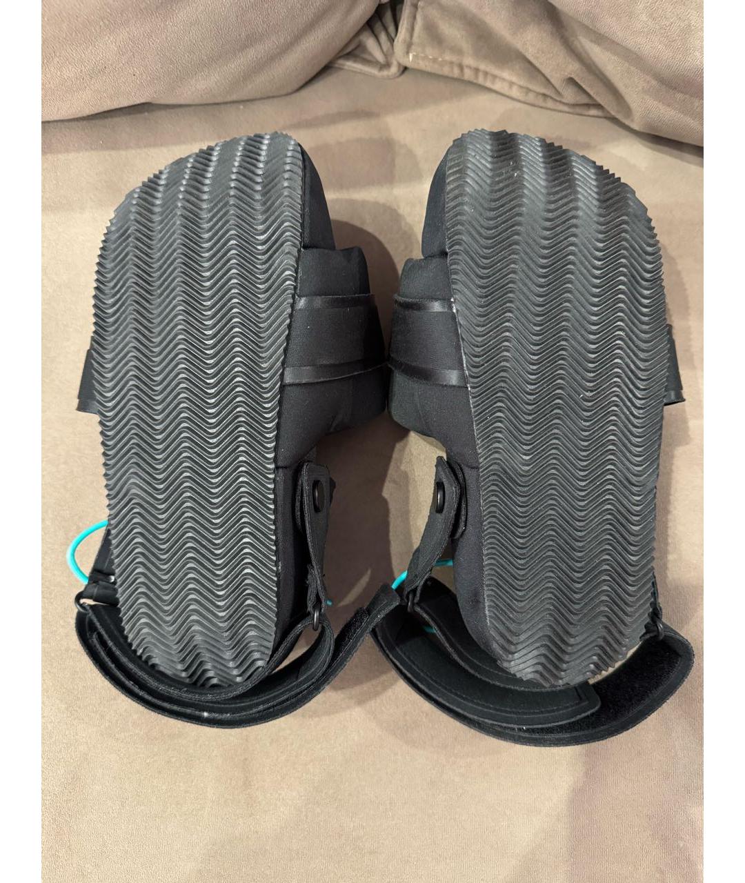 YOHJI YAMAMOTO Черные синтетические сандалии, фото 5