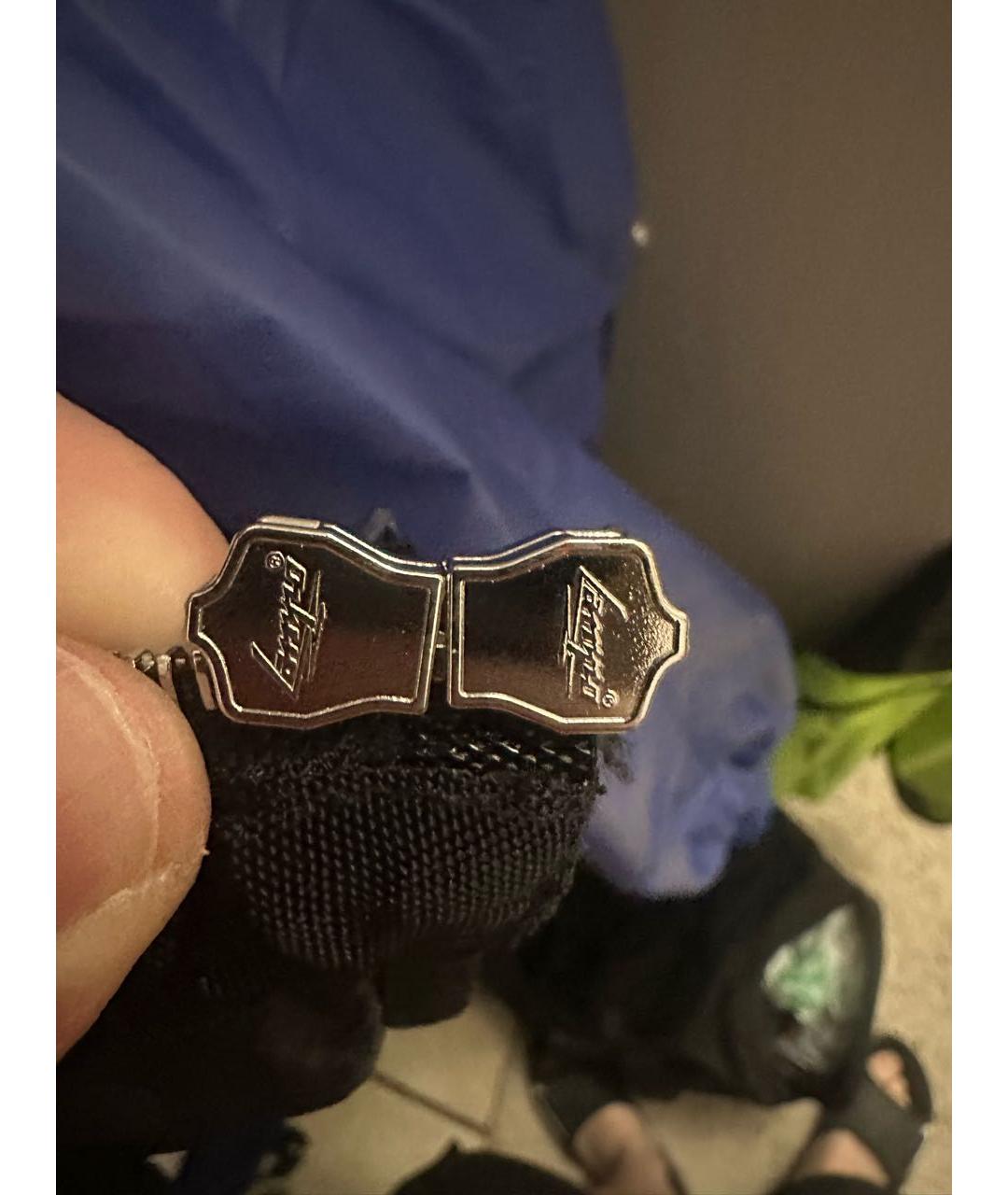 STONE ISLAND Черный полиамидовый пуховик, фото 5