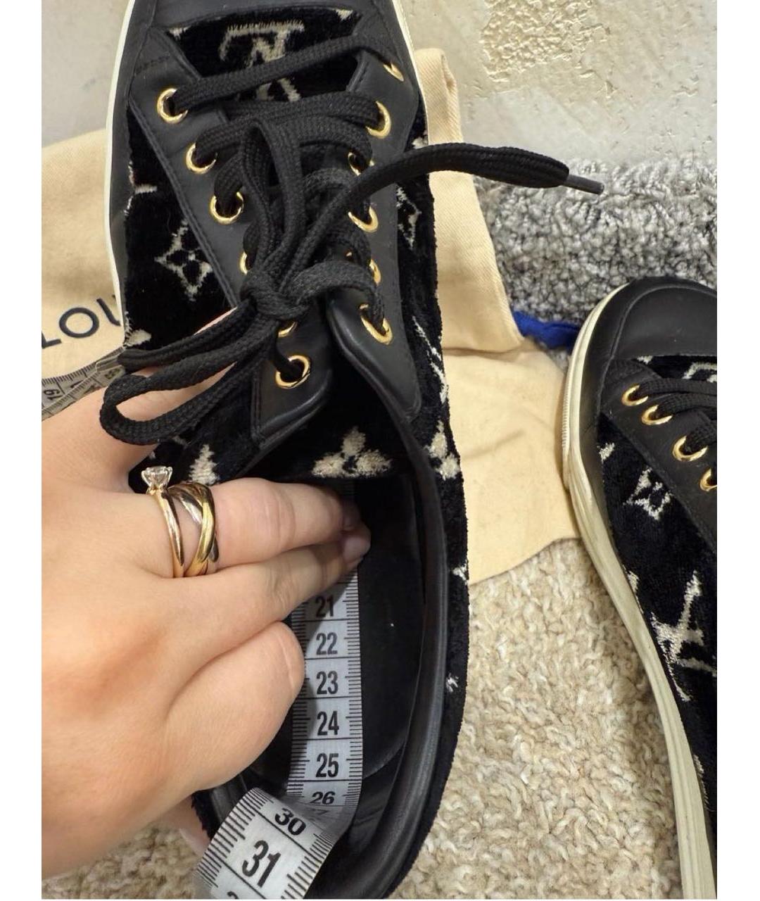 LOUIS VUITTON Черные кеды, фото 6