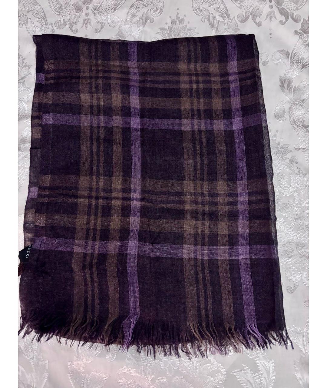 GUCCI Мульти кашемировый шарф, фото 9