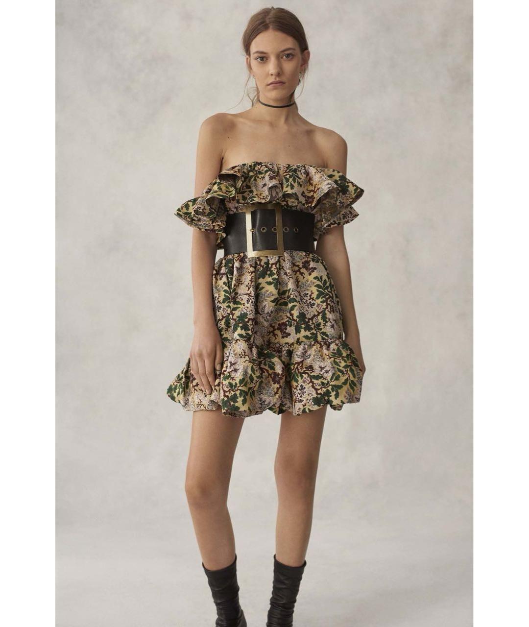 PHILOSOPHY DI LORENZO SERAFINI Мульти полиэстеровое коктейльное платье, фото 2