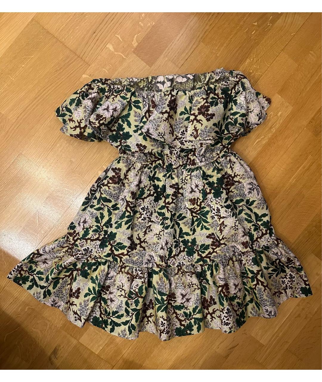 PHILOSOPHY DI LORENZO SERAFINI Мульти полиэстеровое коктейльное платье, фото 3