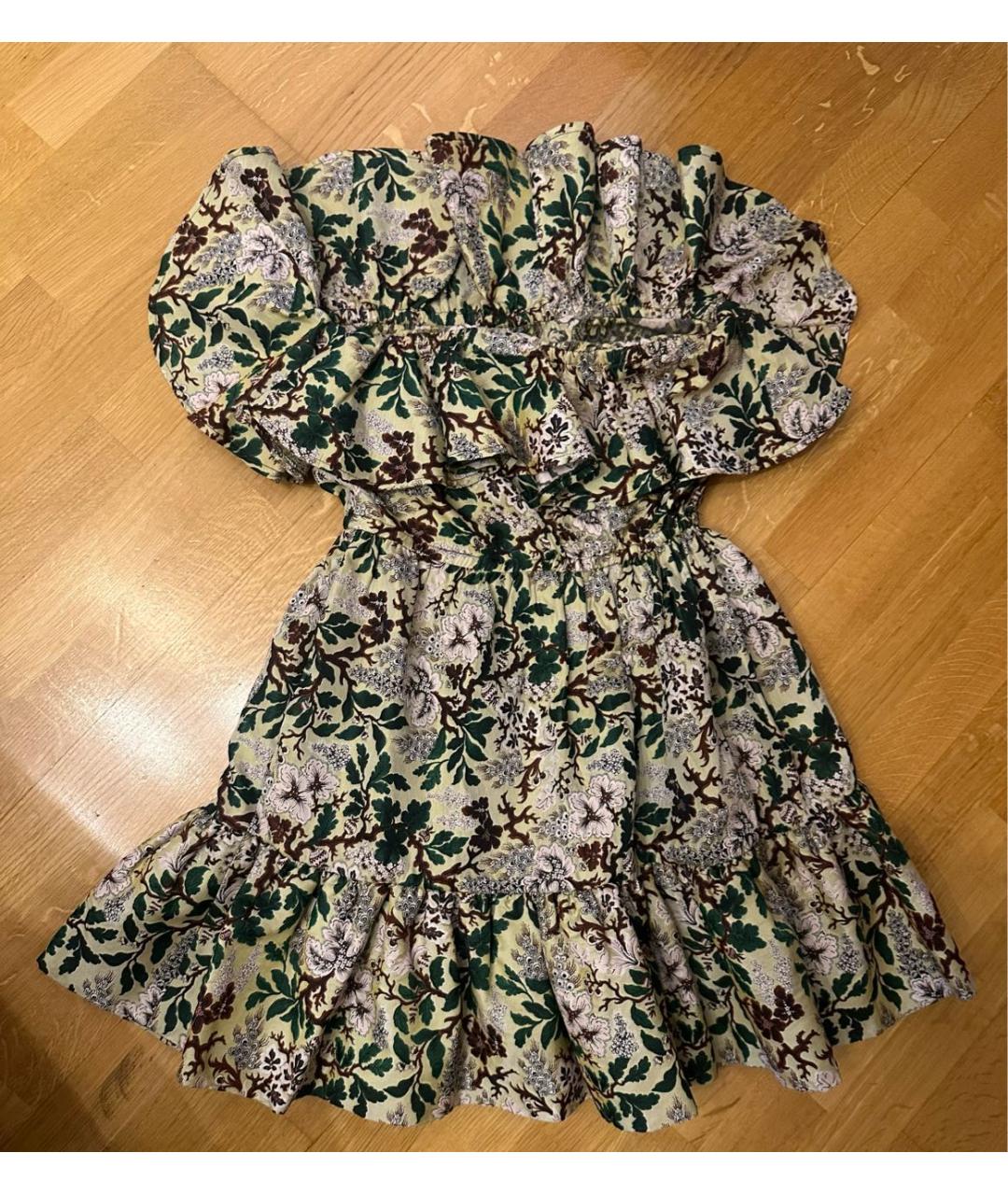 PHILOSOPHY DI LORENZO SERAFINI Мульти полиэстеровое коктейльное платье, фото 4