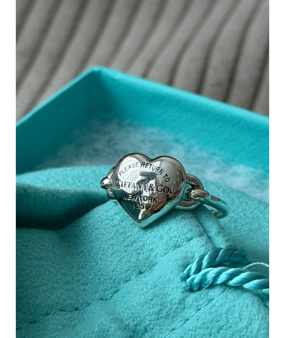 TIFFANY&CO Серебряное серебряное кольцо, фото 6
