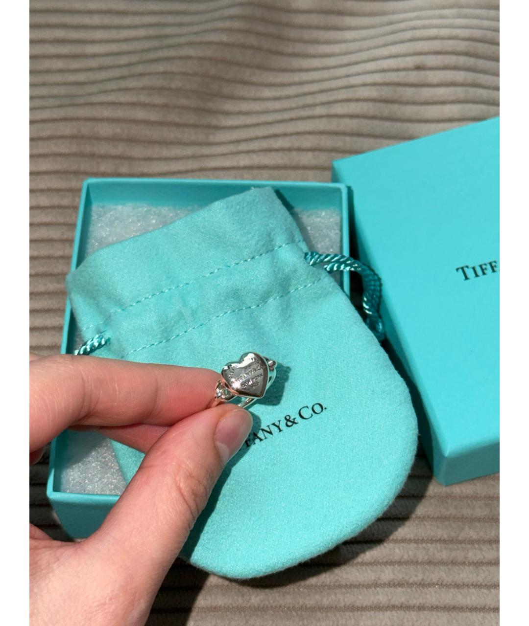 TIFFANY&CO Серебряное серебряное кольцо, фото 5
