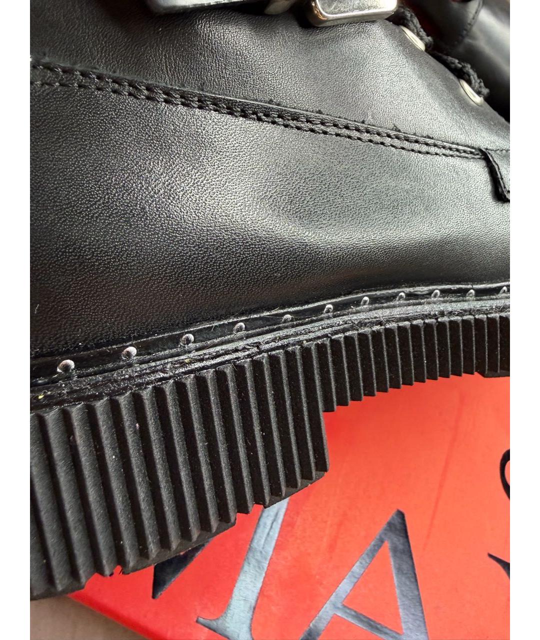 MAX&CO Черные кожаные ботинки, фото 4