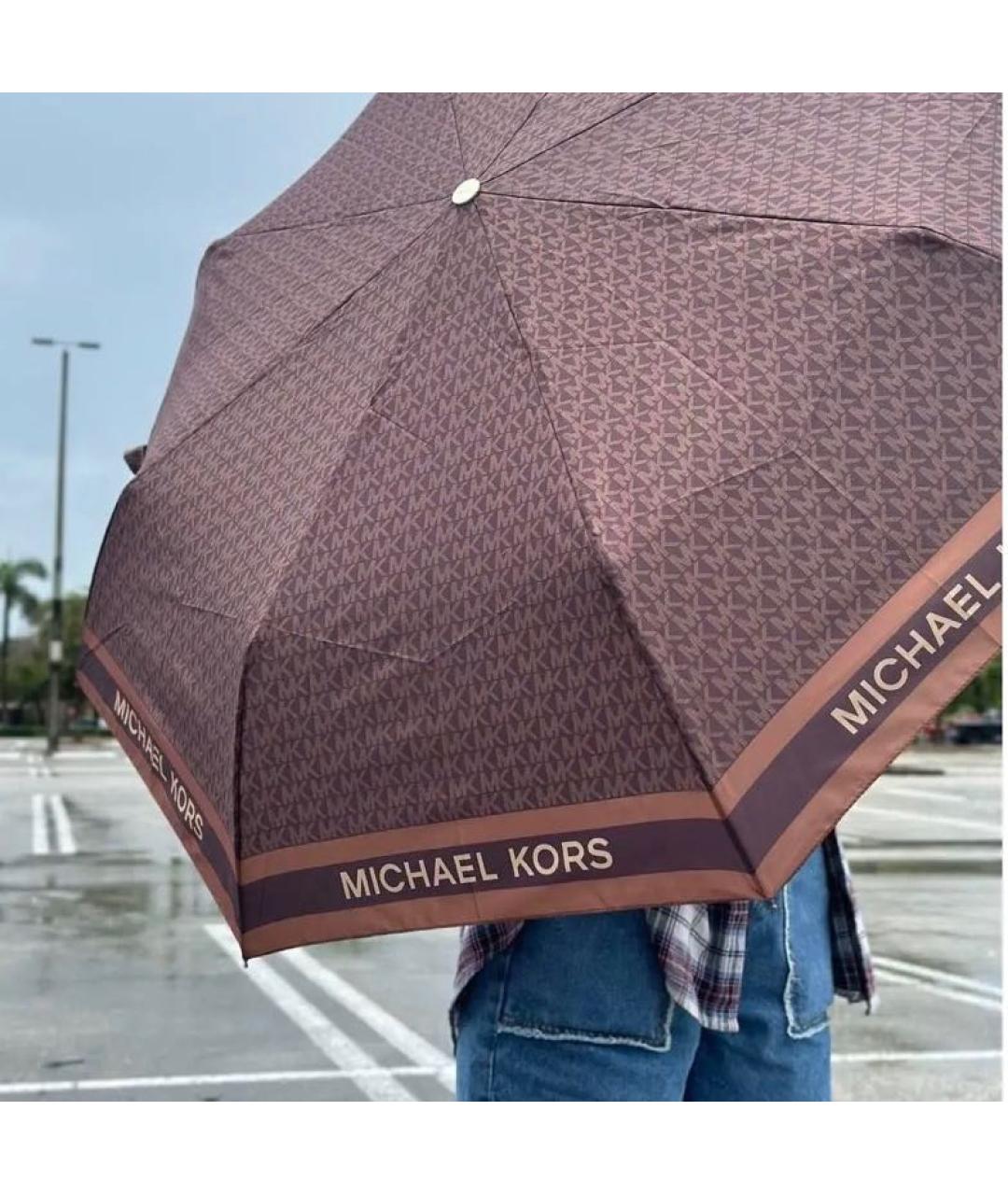 MICHAEL KORS Черный зонт, фото 3