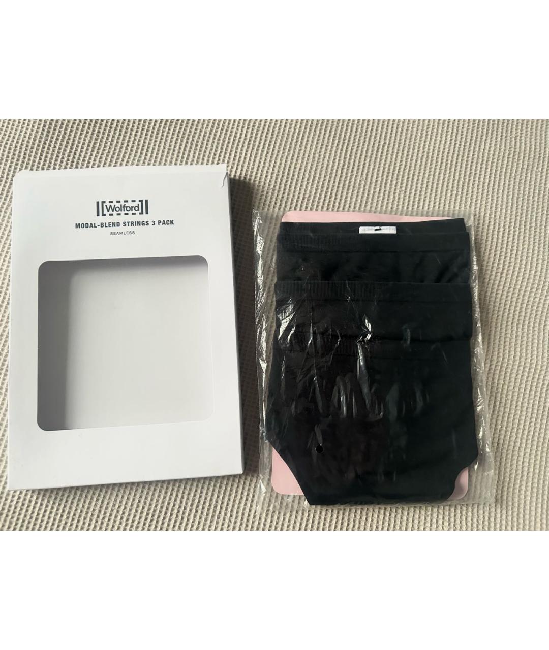 WOLFORD Черные трусы, фото 3