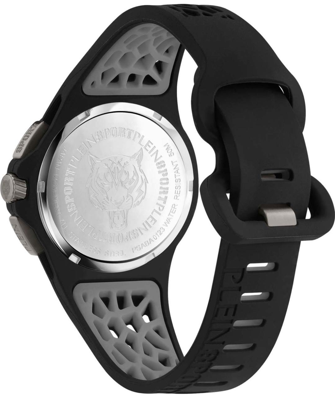 PLEIN SPORT Черные стальные часы, фото 2