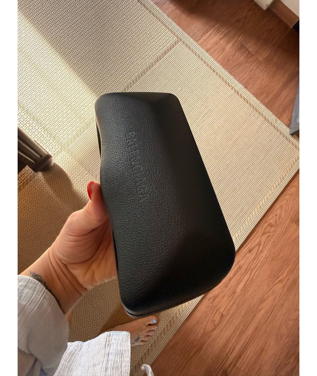 BALENCIAGA Белые пластиковые солнцезащитные очки, фото 8