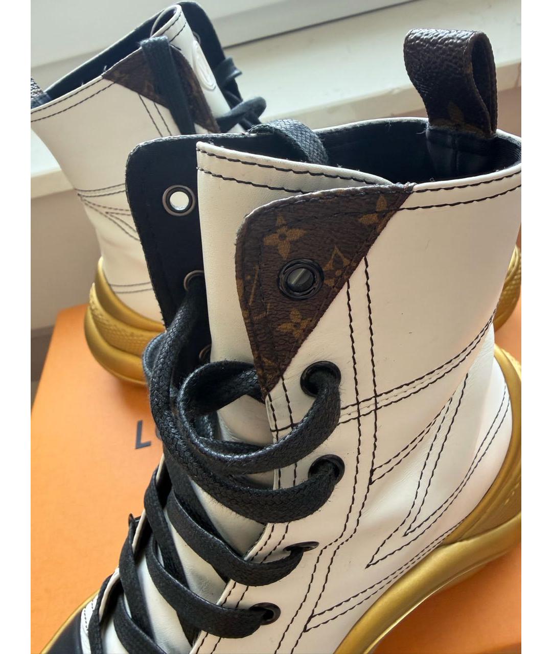 LOUIS VUITTON Мульти кожаные кроссовки, фото 5