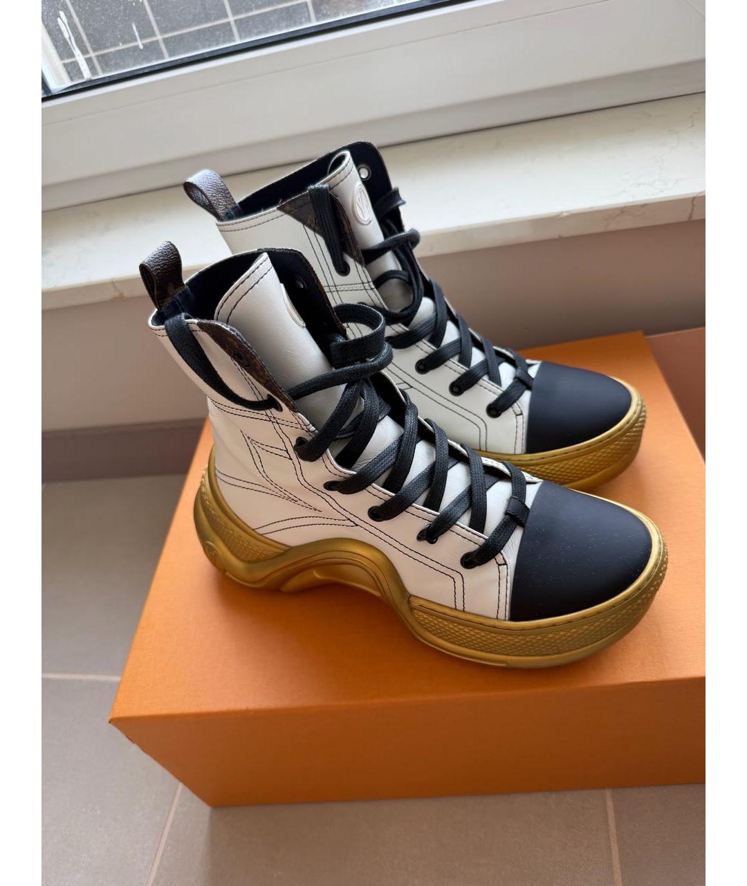 LOUIS VUITTON Мульти кожаные кроссовки, фото 2