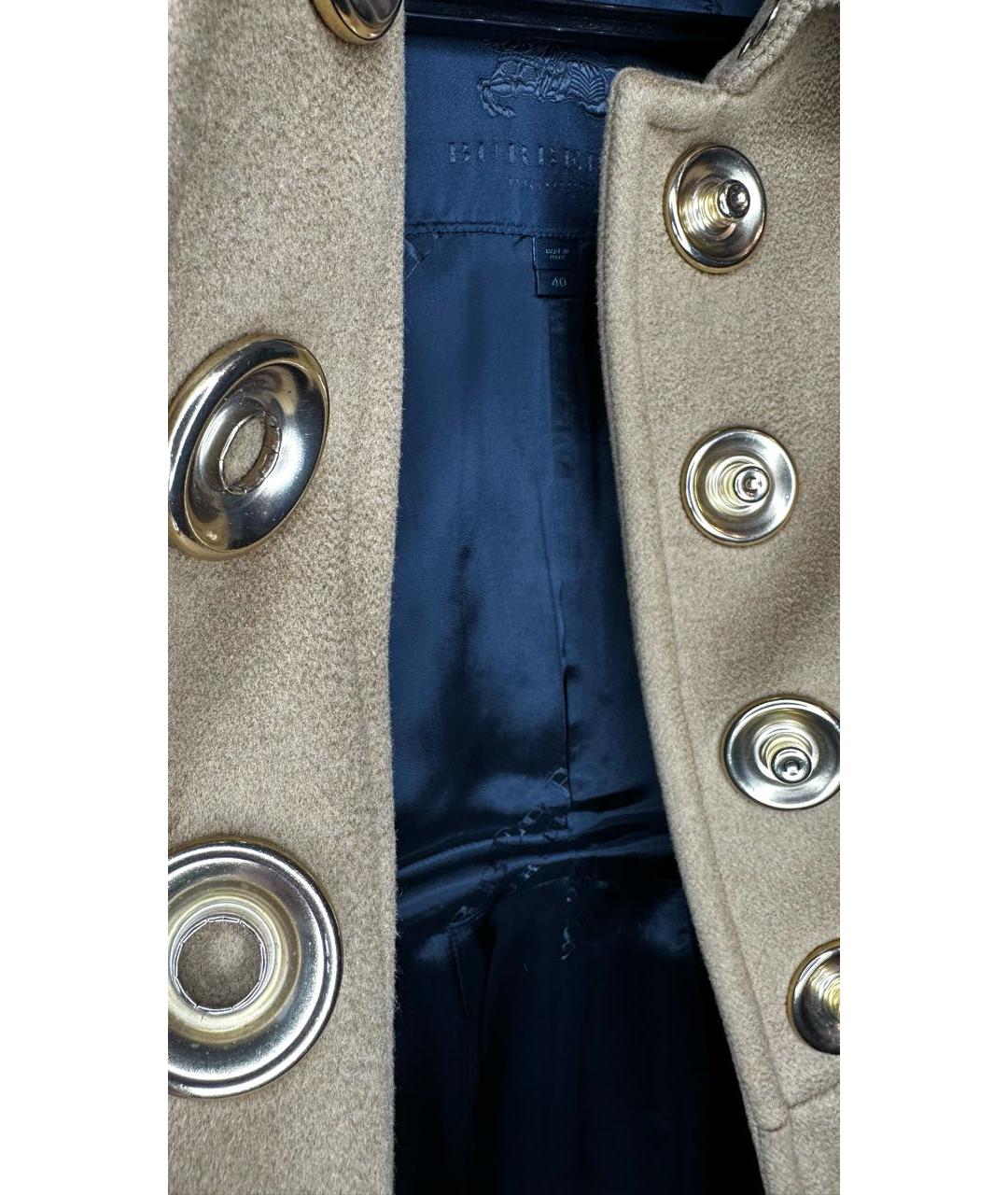 BURBERRY Бежевое кашемировое пальто, фото 5