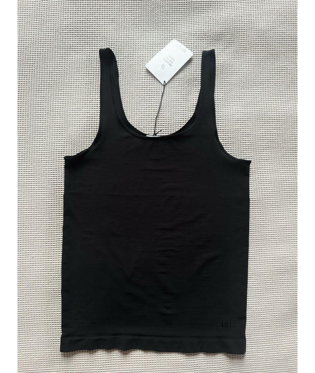 WOLFORD Черная полиамидовая майка, фото 6