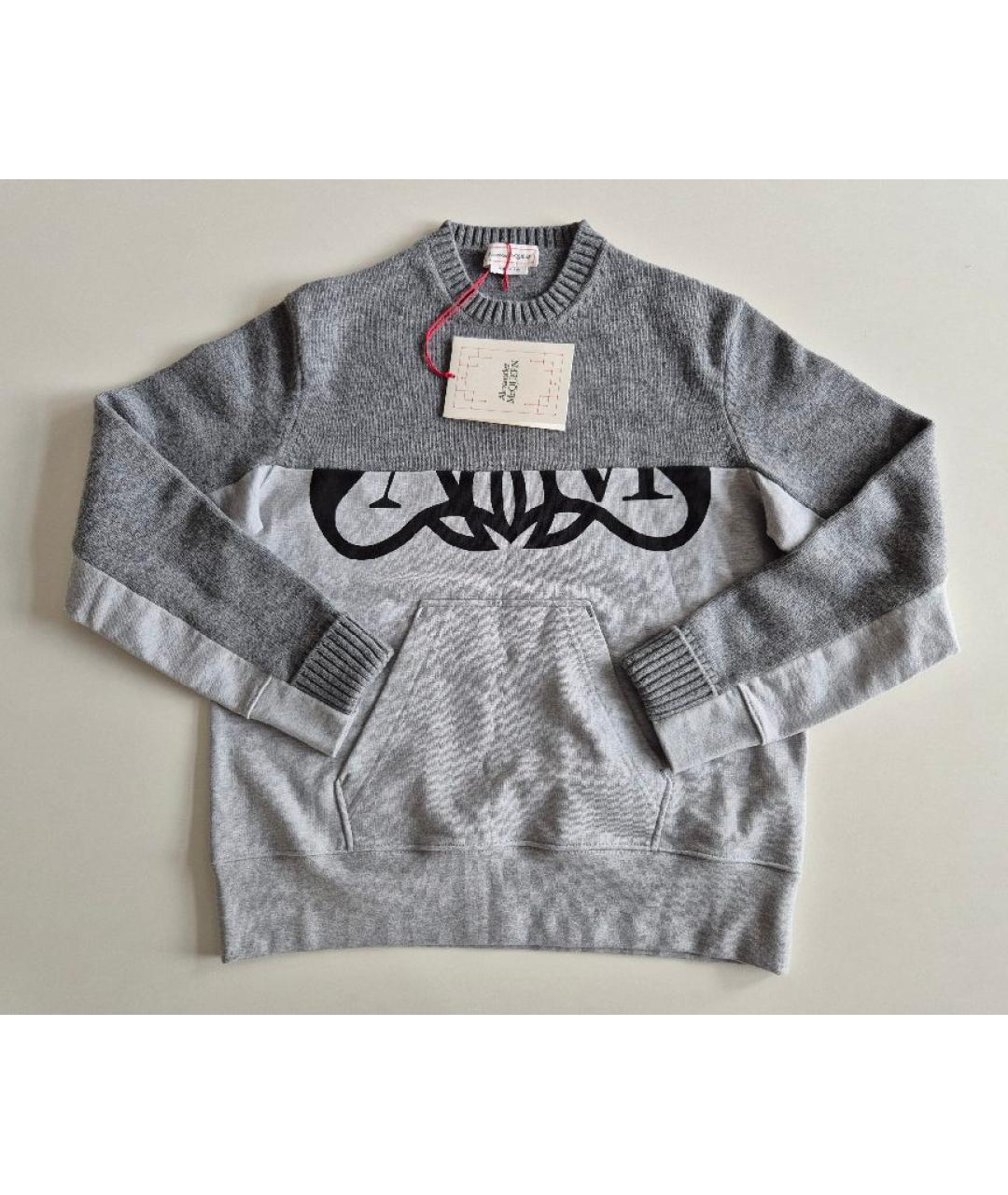 ALEXANDER MCQUEEN Серый джемпер / свитер, фото 5