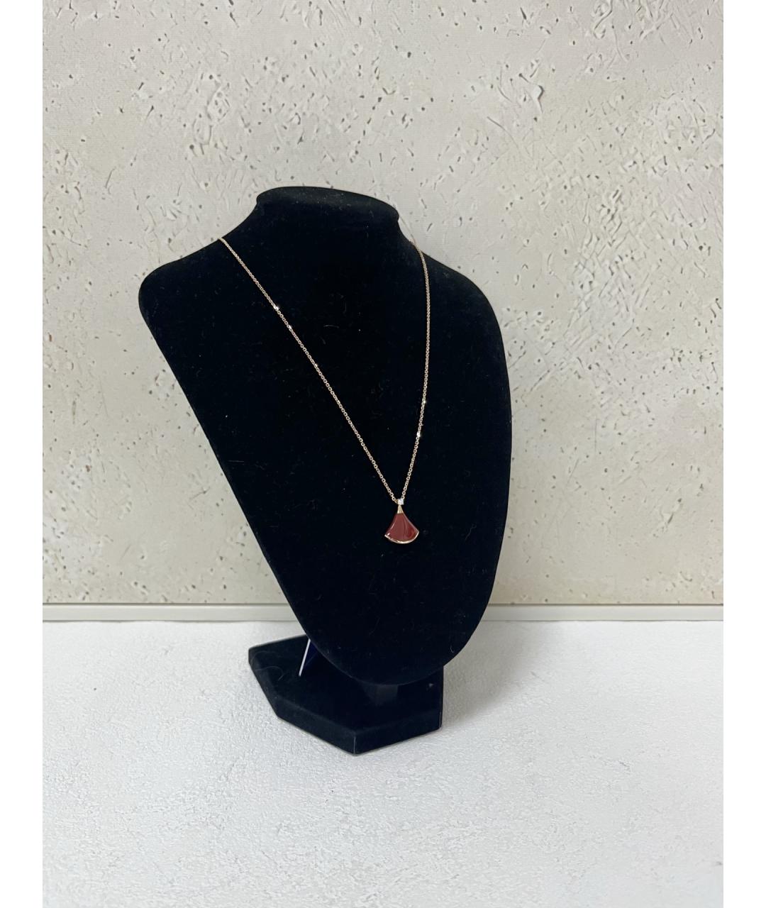 BVLGARI Золотая подвеска из розового золота, фото 5