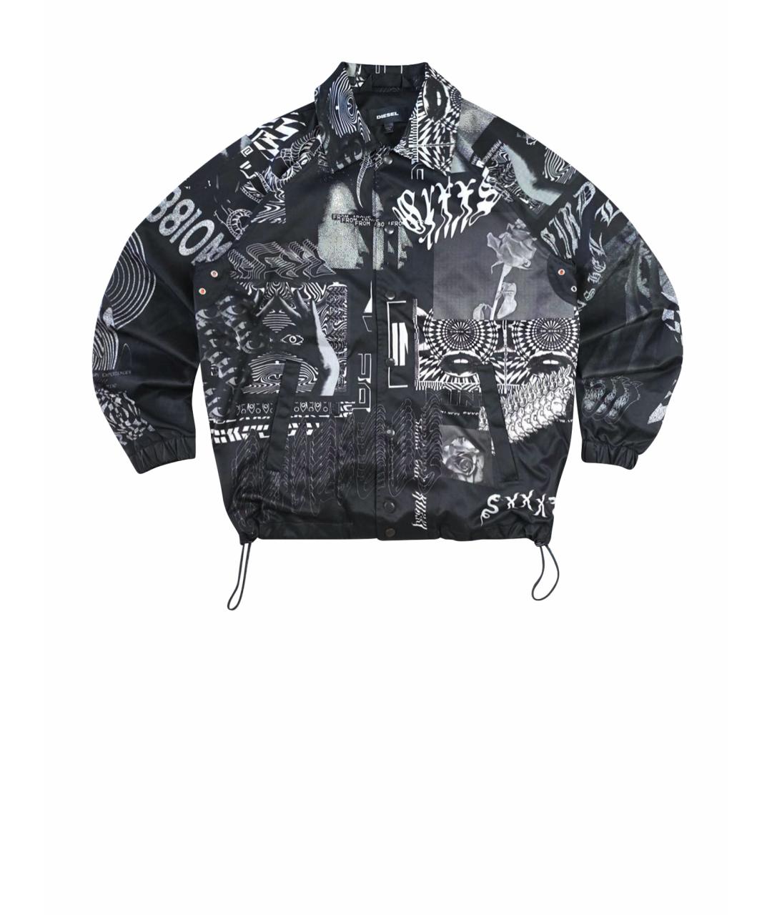 DIESEL Черная полиэстеровая куртка, фото 1