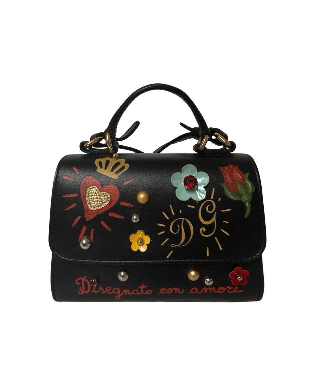 DOLCE & GABBANA KIDS Черная сумка, фото 1