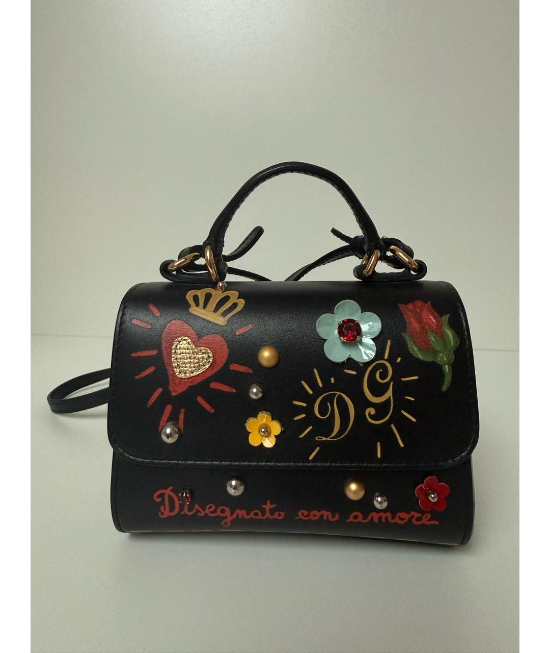 DOLCE & GABBANA KIDS Черная сумка, фото 6