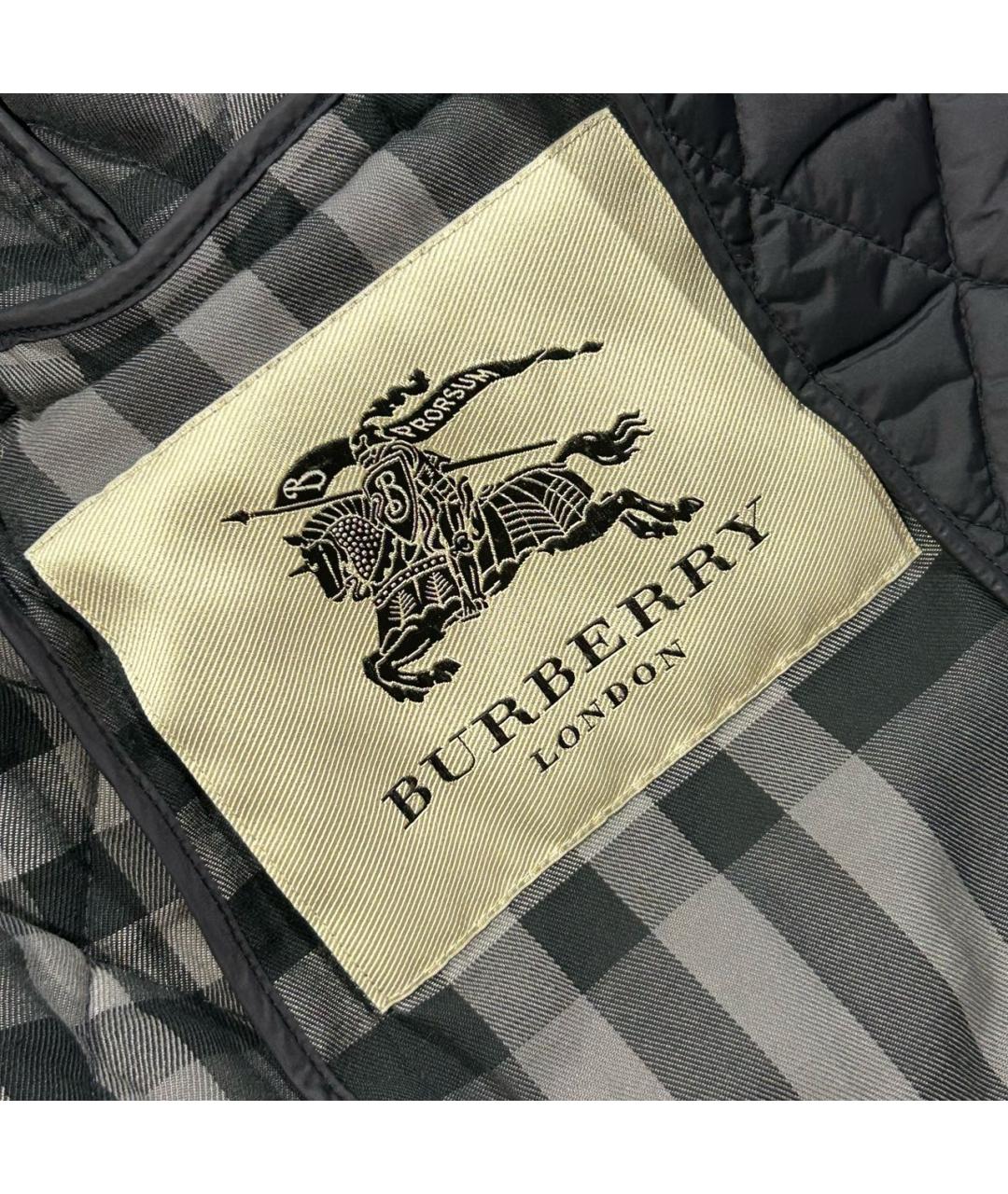 BURBERRY Черная куртка, фото 5