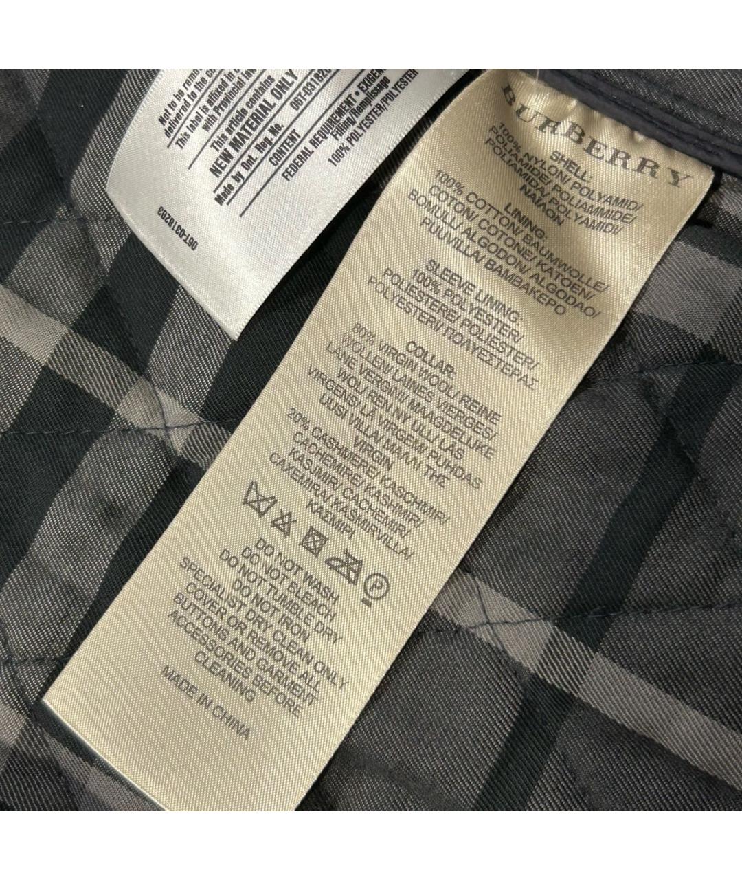 BURBERRY Черная куртка, фото 6