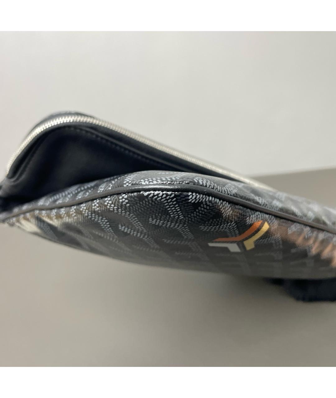 GOYARD Черная сумка с короткими ручками, фото 5