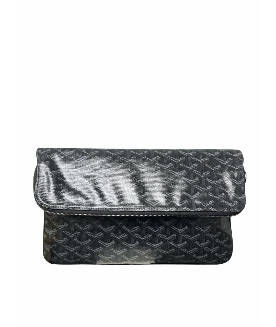 GOYARD Черная сумка с короткими ручками, фото 1