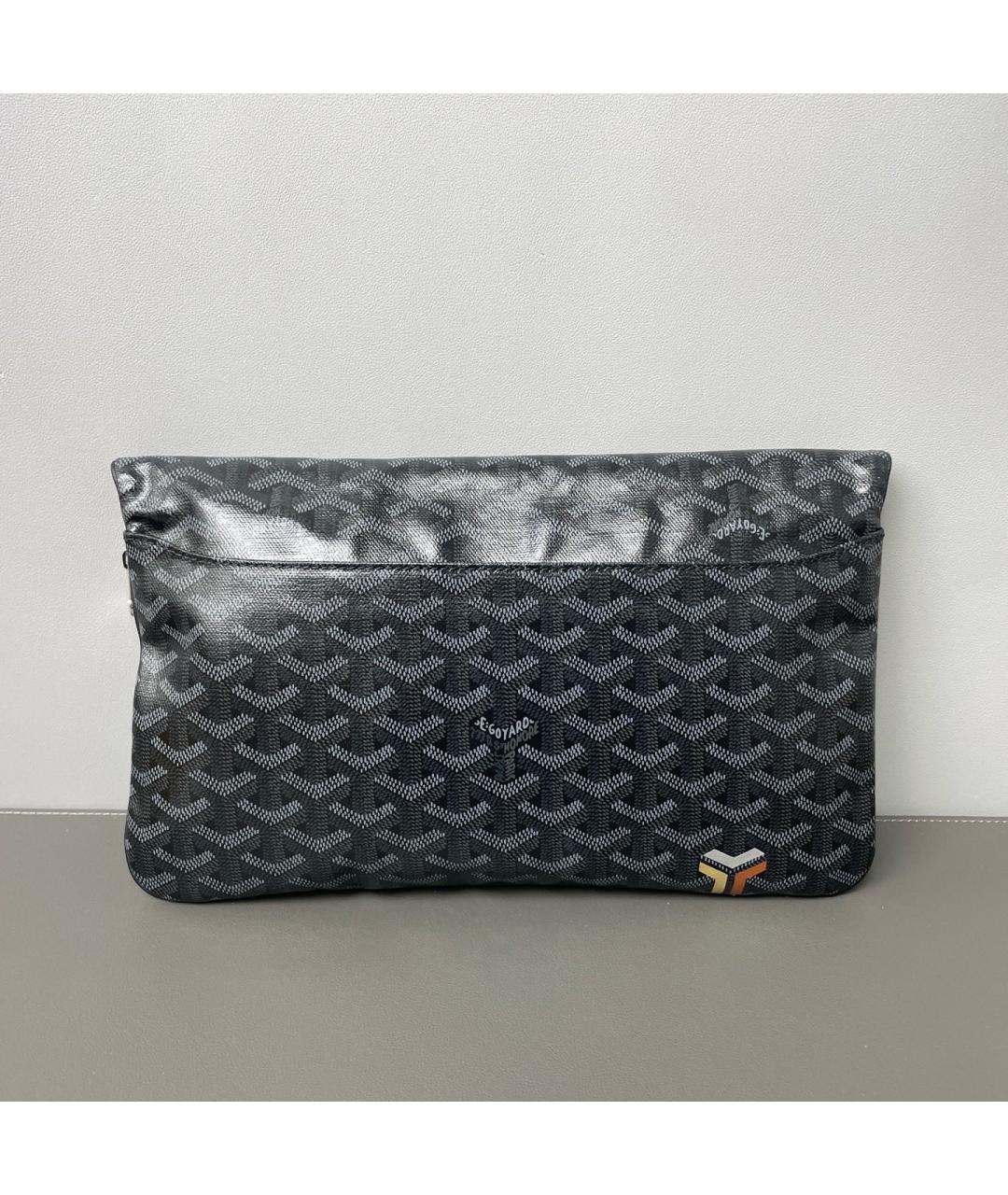 GOYARD Черная сумка с короткими ручками, фото 2