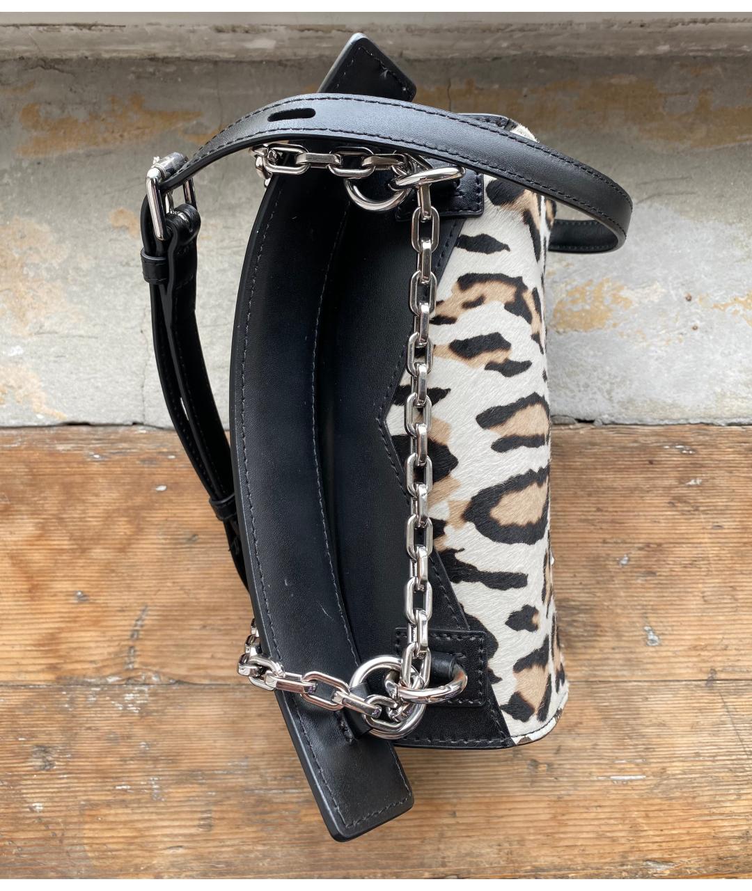 KARL LAGERFELD Черная кожаная сумка через плечо, фото 9