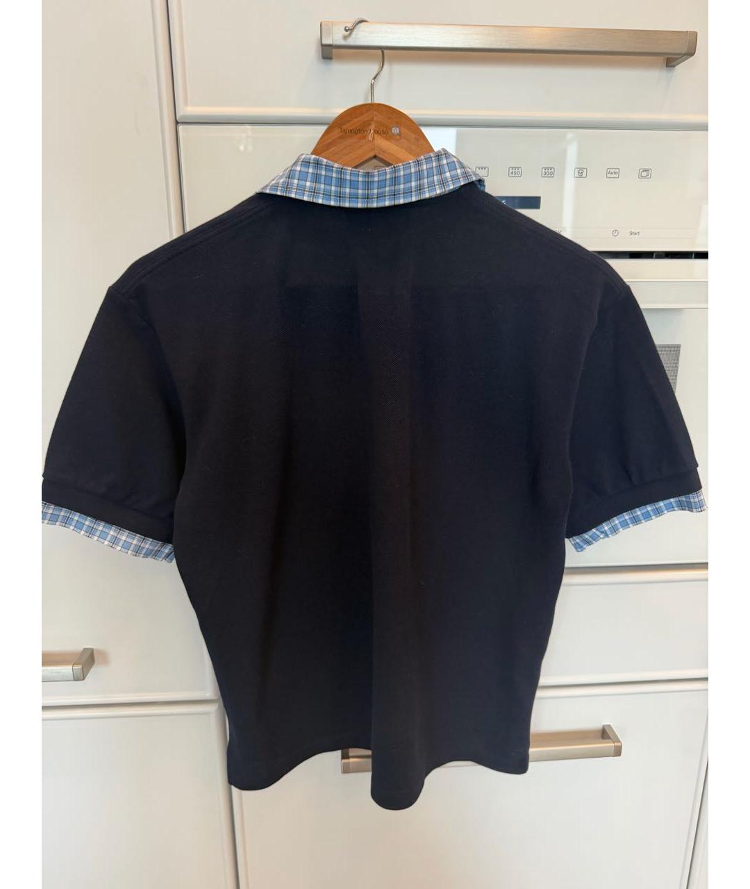 MIU MIU Темно-синяя футболка, фото 2