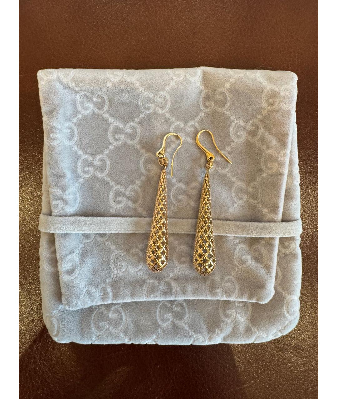 GUCCI Золотые серьги из розового золота, фото 6