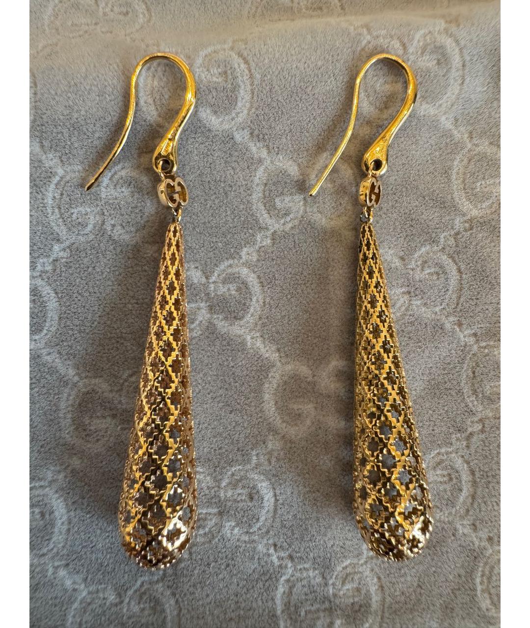 GUCCI Золотые серьги из розового золота, фото 8