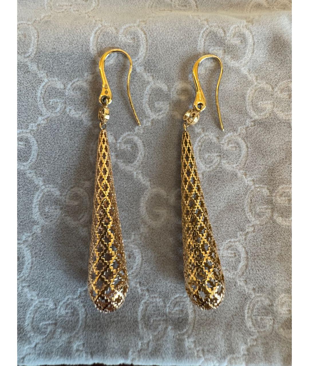 GUCCI Золотые серьги из розового золота, фото 2