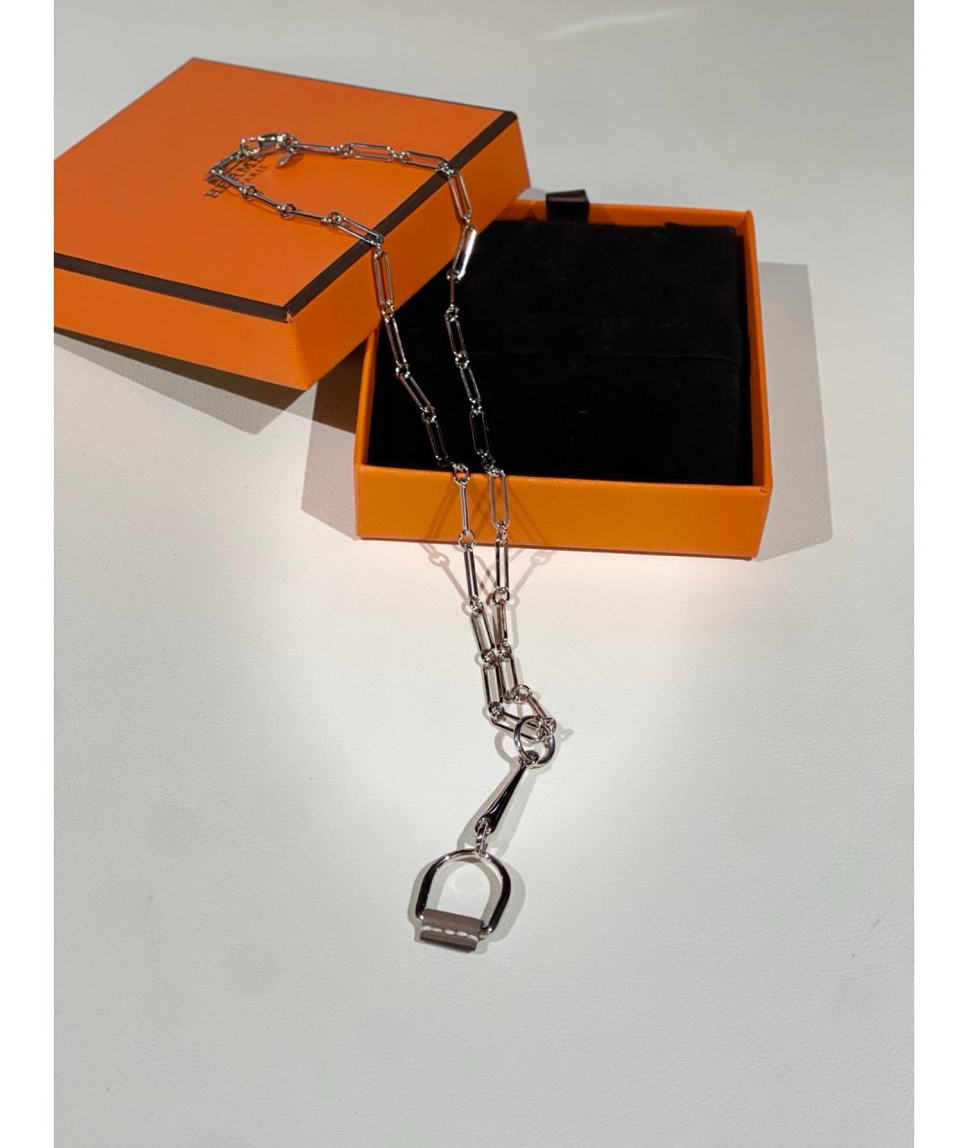 HERMES Серебряное колье, фото 5