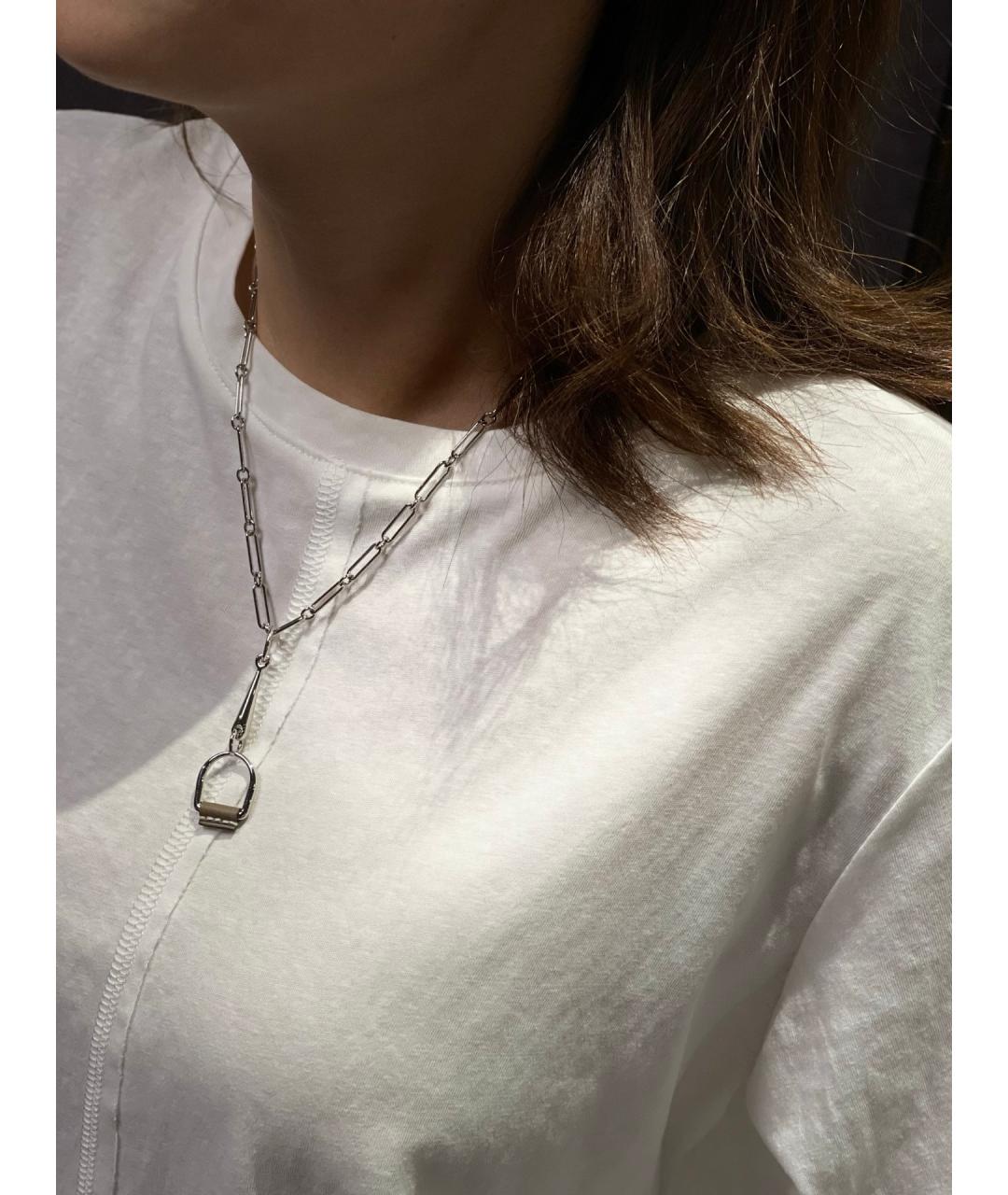 HERMES Серебряное колье, фото 4