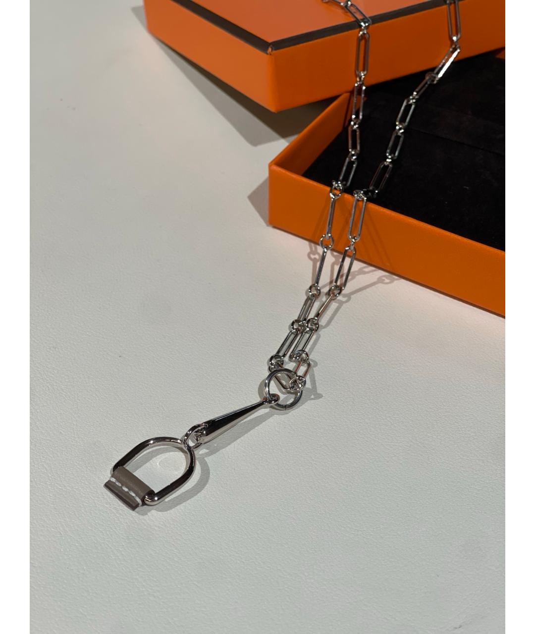 HERMES Серебряное колье, фото 2