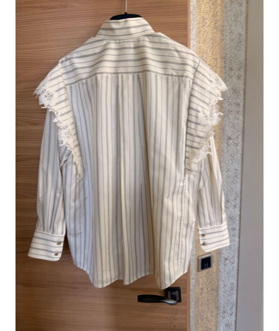 ZIMMERMANN Бежевая полиэстеровая блузы, фото 3