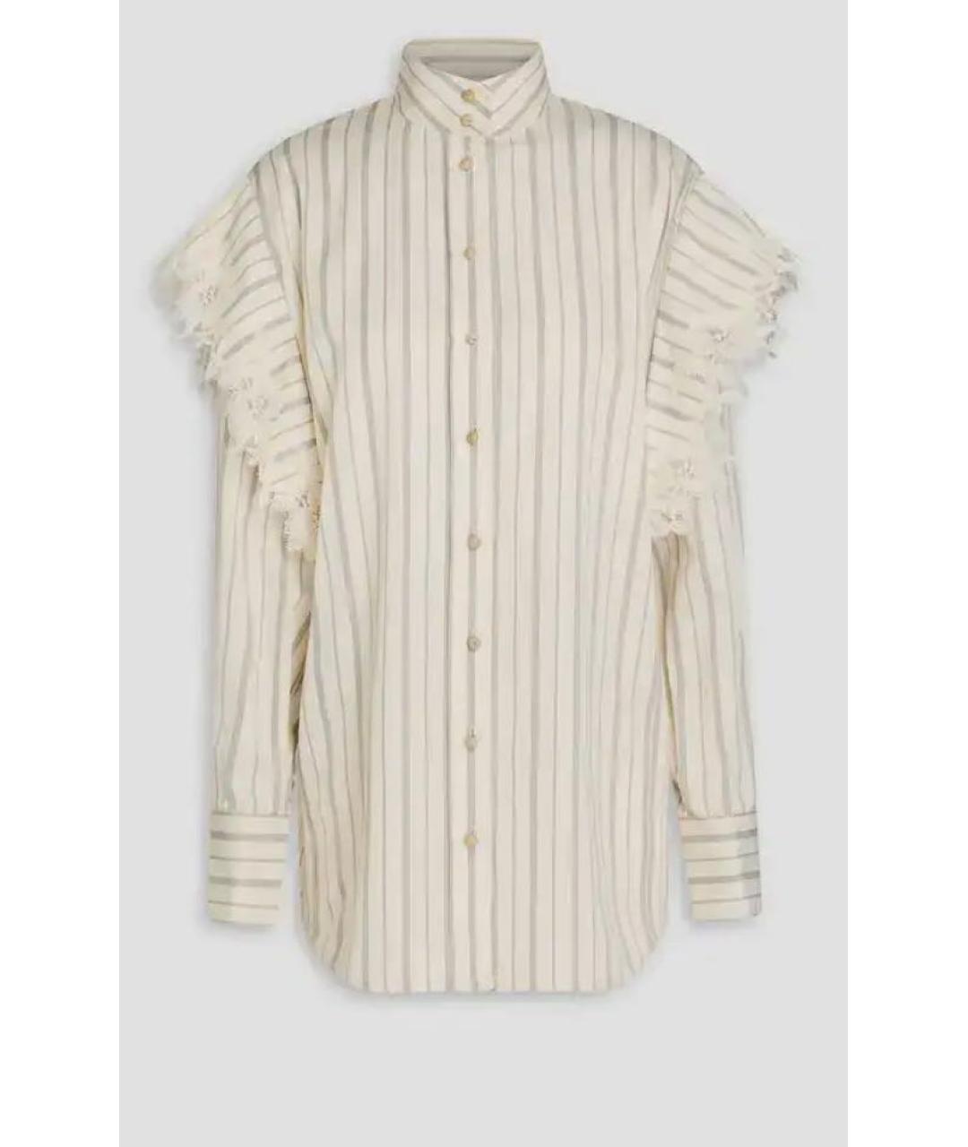 ZIMMERMANN Бежевая полиэстеровая блузы, фото 9