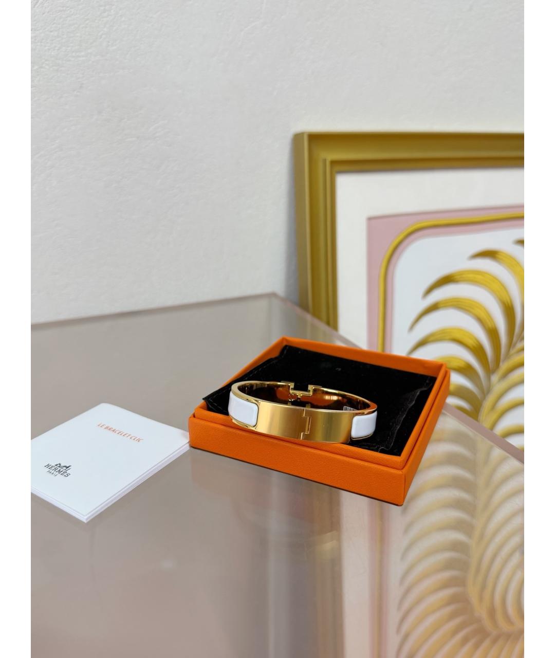 HERMES Золотой браслет, фото 2